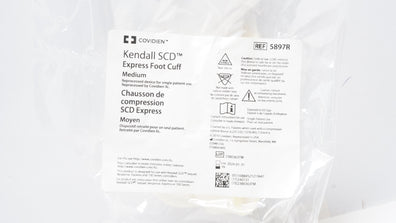 Covidien 5897R Kendall SCD Express Foot Cuff, Medium (x)